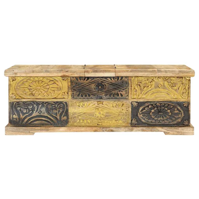 247881 vidaXL Coffee Table 100x50x35 cm Solid Mango Wood