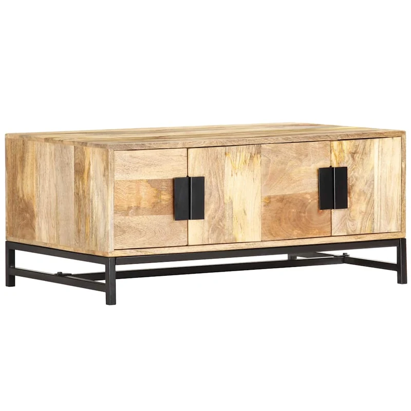 285869 vidaXL Coffee Table 90x55x40 cm Solid Mango Wood