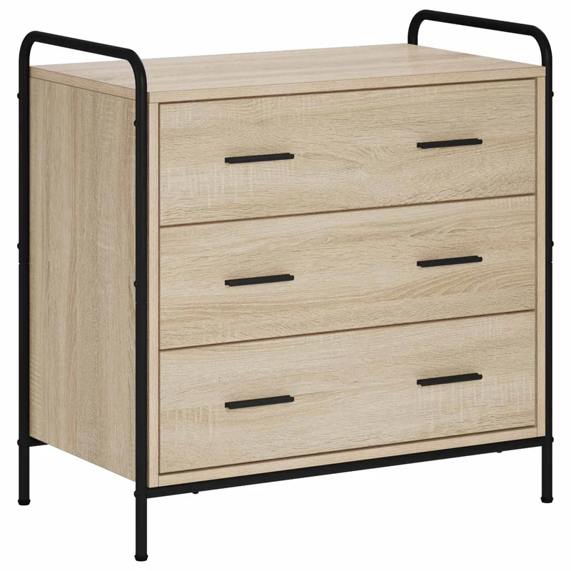 Drawer Cabinet Sonoma Oak 70 x 39.5 x 71 cm Engineered Wood