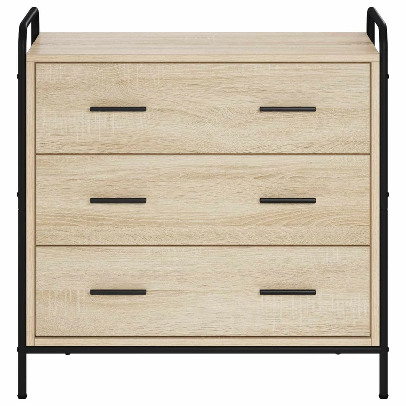 Drawer Cabinet Sonoma Oak 70 x 39.5 x 71 cm Engineered Wood