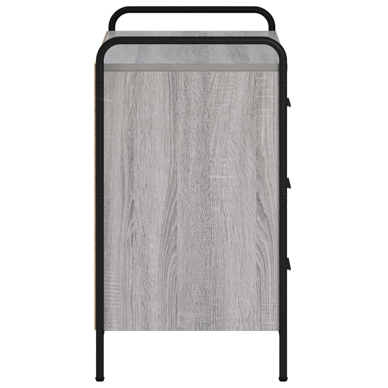 Drawer Cabinet Grey Sonoma 70 x 39.5 x 71 cm Engineered Wood