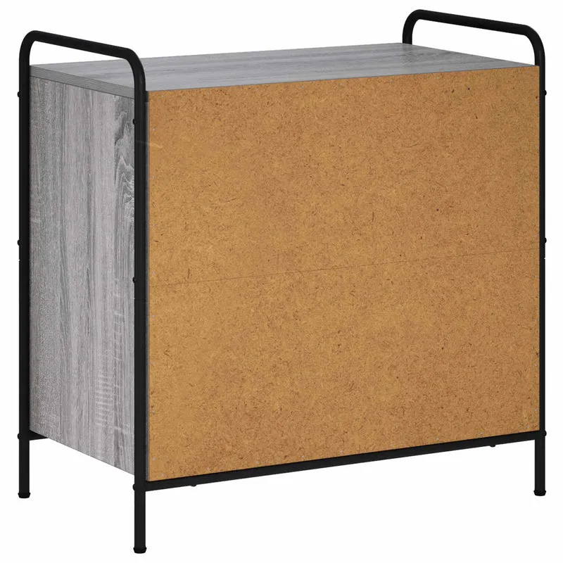 Drawer Cabinet Grey Sonoma 70 x 39.5 x 71 cm Engineered Wood