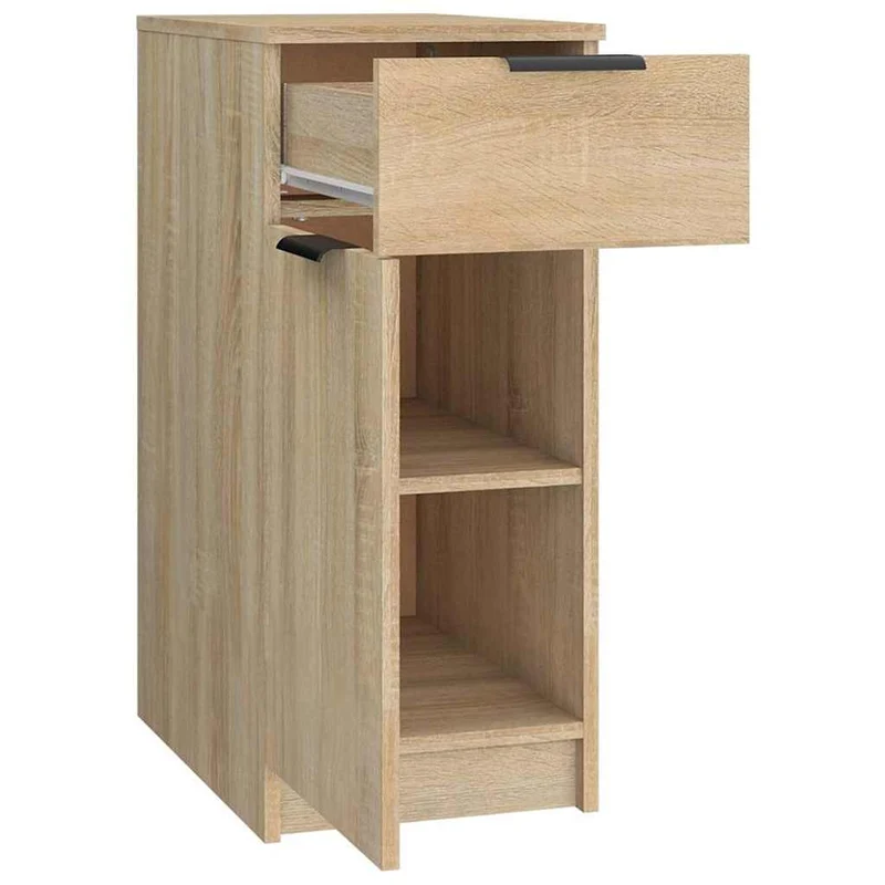 Desk Cabinet Sonoma Oak 33,5x50x75 cm Engineered Wood