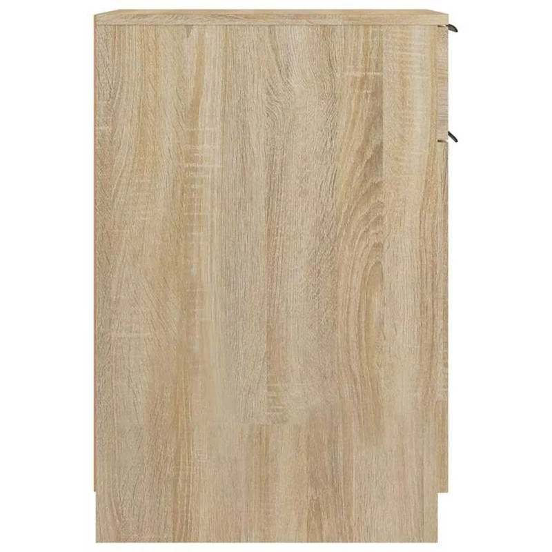 Desk Cabinet Sonoma Oak 33,5x50x75 cm Engineered Wood