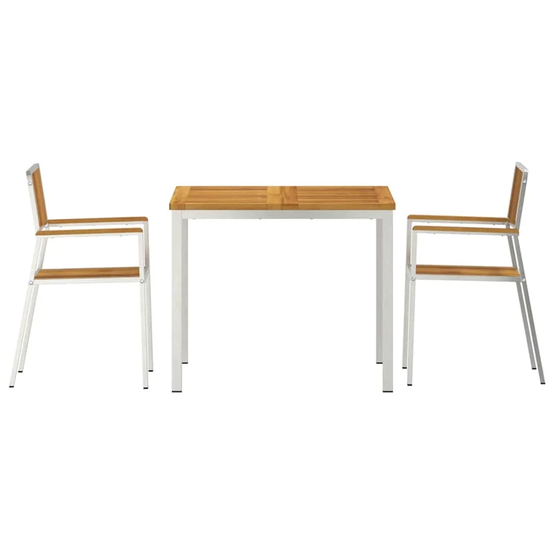 Outdoor Dining Set 3 pcs 90 x 90 x 75 cm
