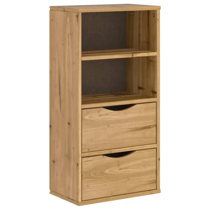 5 Piece TV Units with Storage "ODDA" Solid Wood Pine