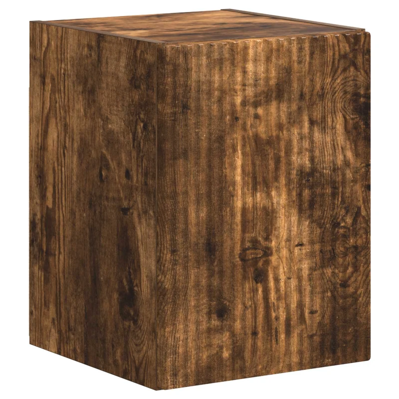 TV Cabinet Set 4 pcs Smoked Oak Engineered Wood