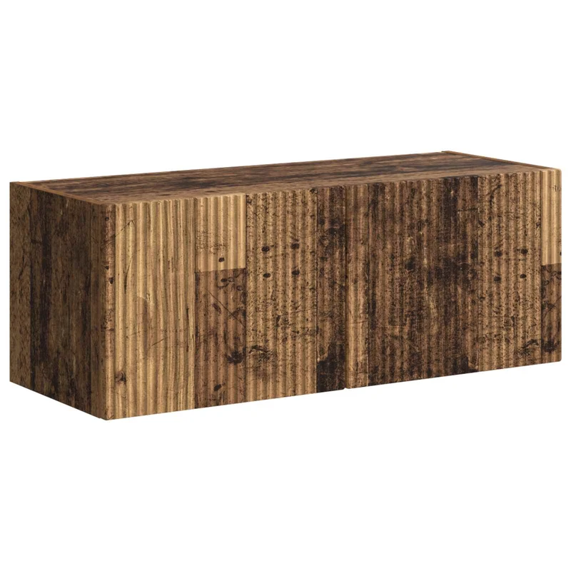 TV Cabinet Set 6 pcs Old Wood Engineered Wood