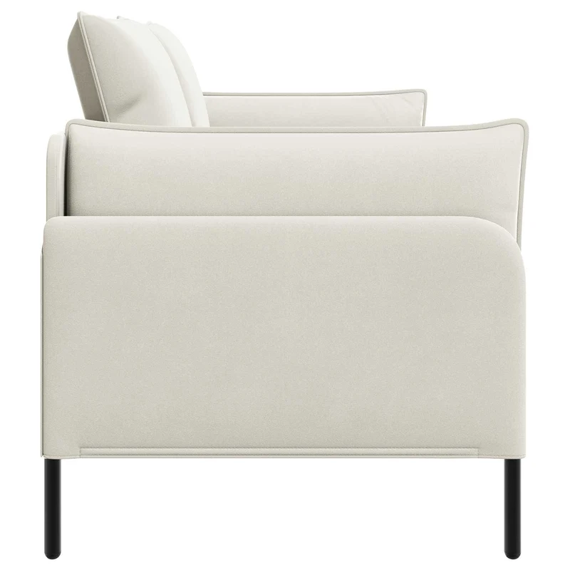 2-Seater Sofa 2-Seater Cream 188 x 81 x 89 cm Velvet