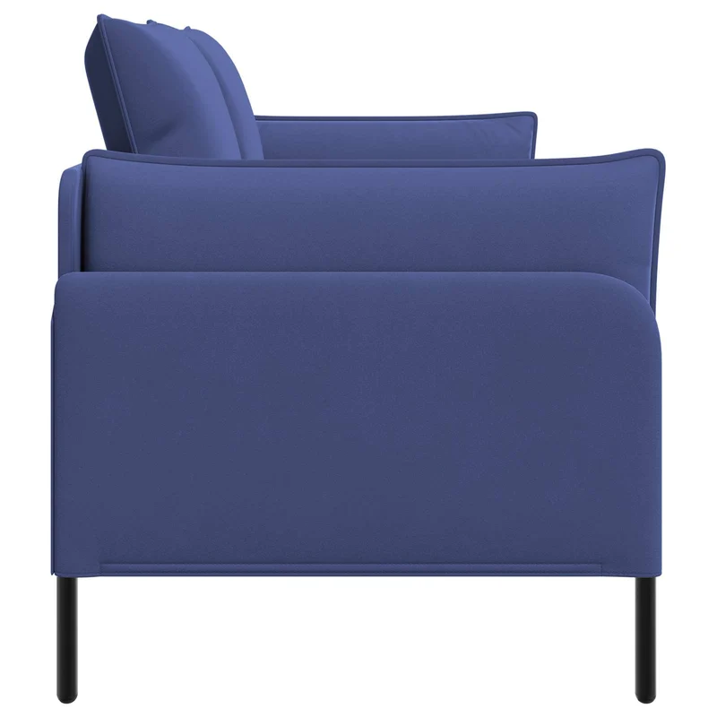 2-Seater Sofa 2-Seater Police Blue 188 x 81 x 89 cm Velvet