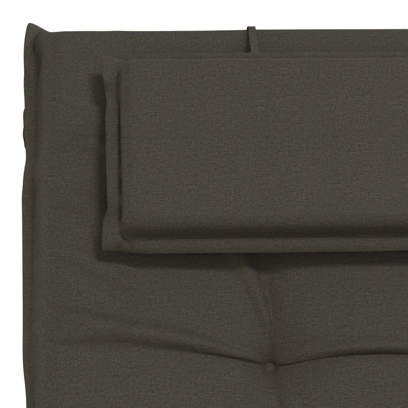 Sunlounger Cushion GEMERT 100% Polyester Anthracite