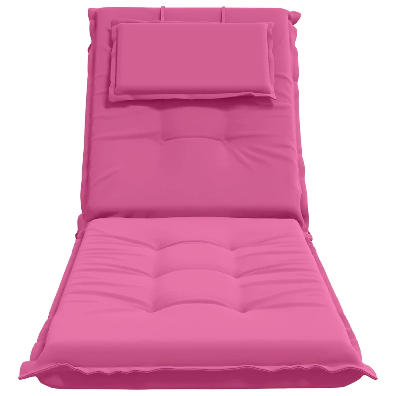 Sunlounger Cushion GEMERT 100% Polyester Pink 190 x 50 x 9 cm