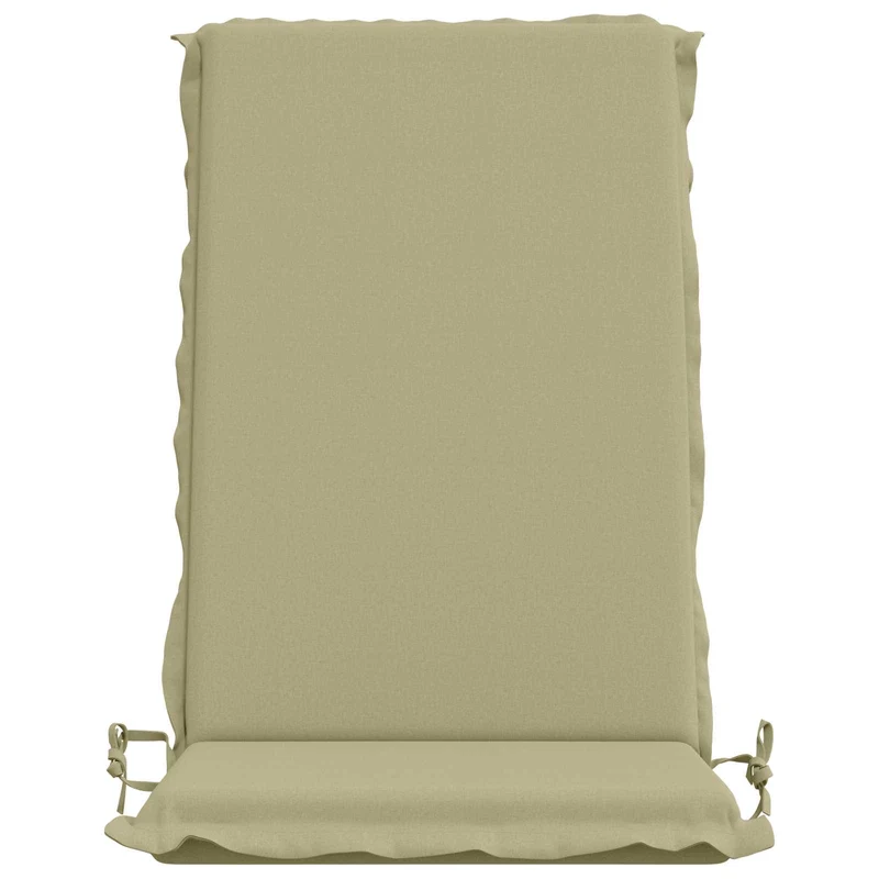 High Back Chair Cushion GEMERT 4 pcs 100% Polyester Light Green
