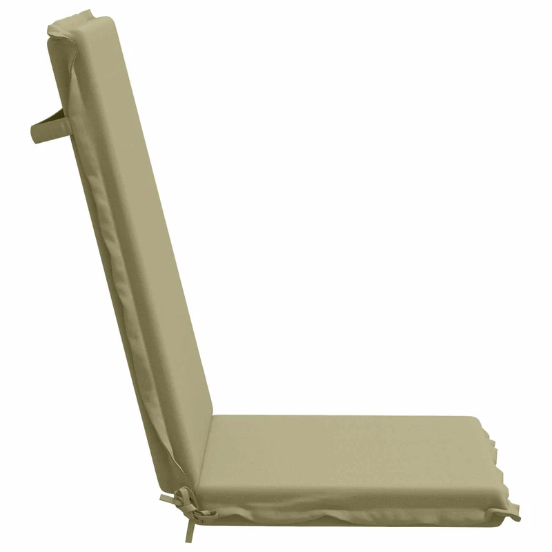 High Back Chair Cushion GEMERT 4 pcs 100% Polyester Light Green