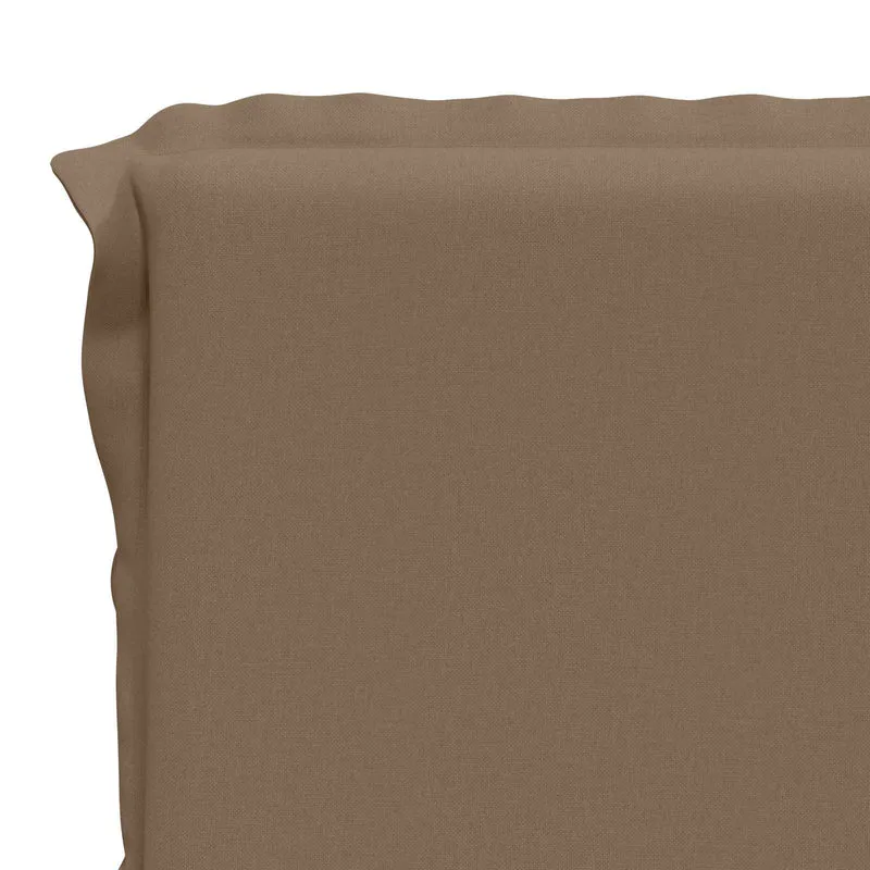 High Back Chair Cushion GEMERT 6 pcs 100% Polyester Taupe