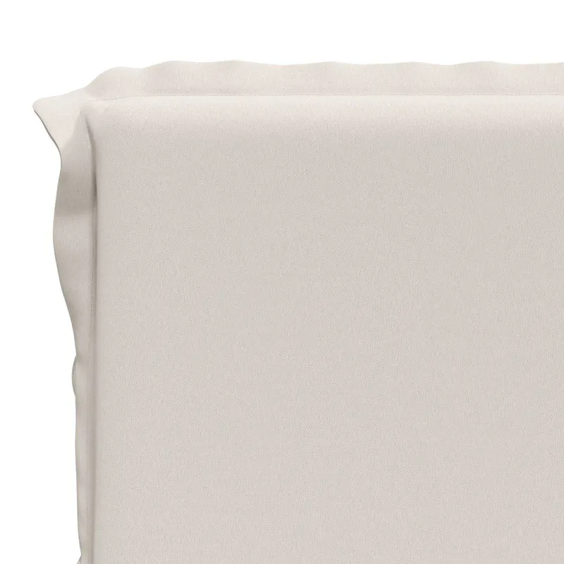 High Back Chair Cushion GEMERT 4 pcs 100% Polyester White