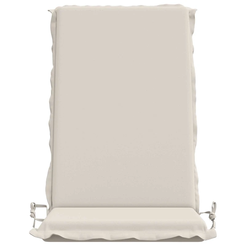 High Back Chair Cushion GEMERT 6 pcs 100% Polyester White