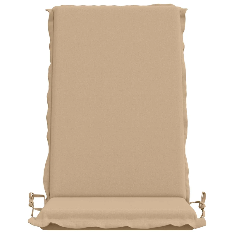 High Back Chair Cushion GEMERT 2 pcs 100% Polyester Sand
