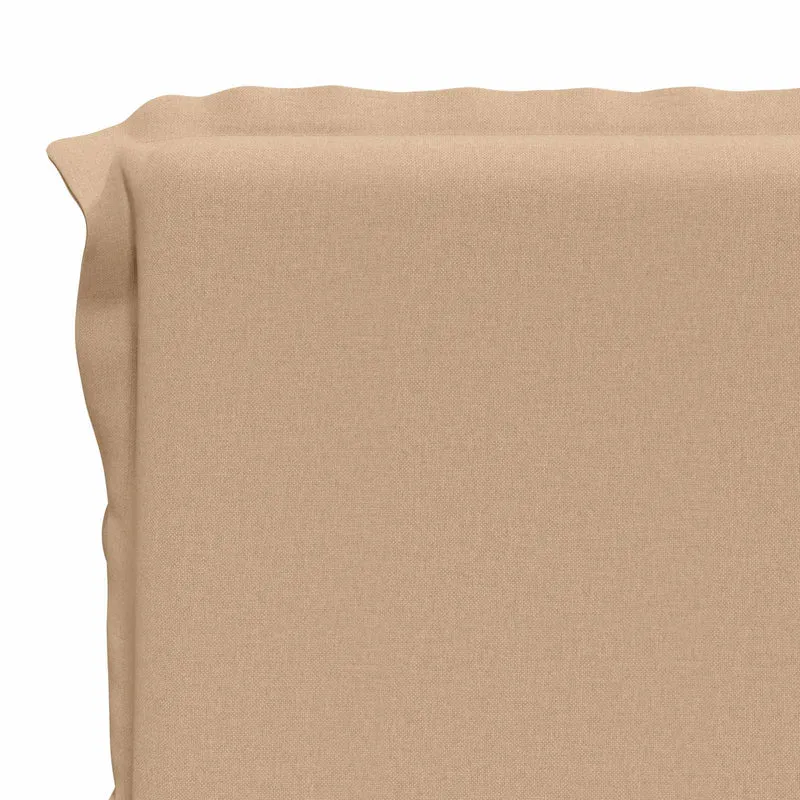 High Back Chair Cushion GEMERT 2 pcs 100% Polyester Sand
