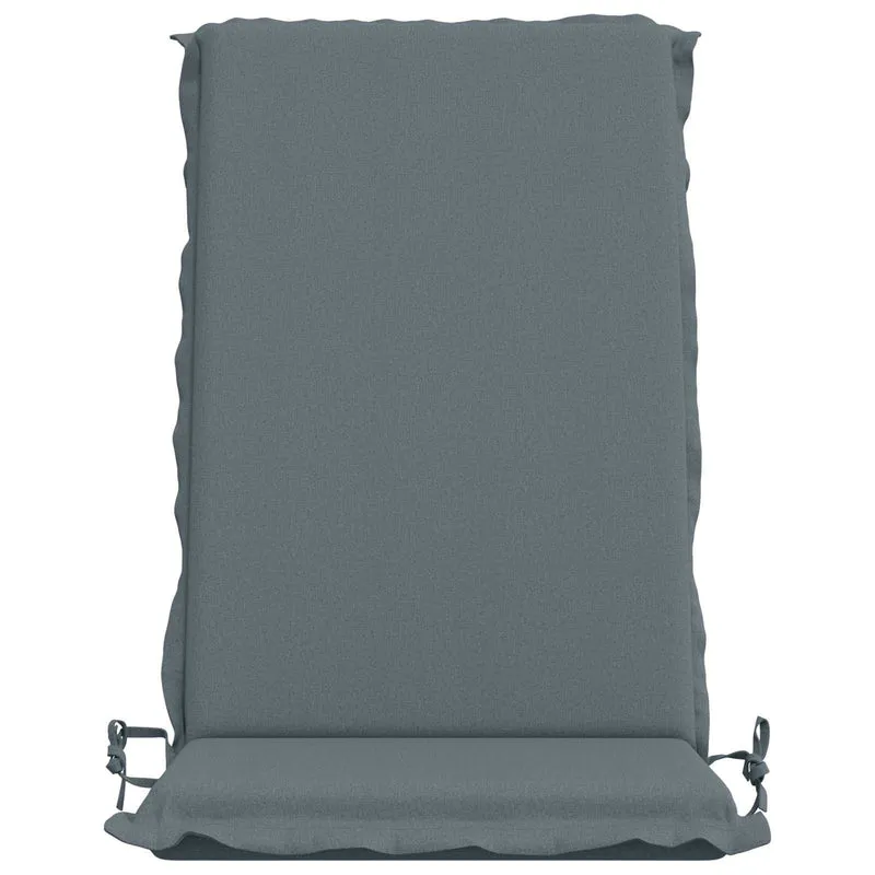 High Back Chair Cushion GEMERT 4 pcs 100% Polyester Blue
