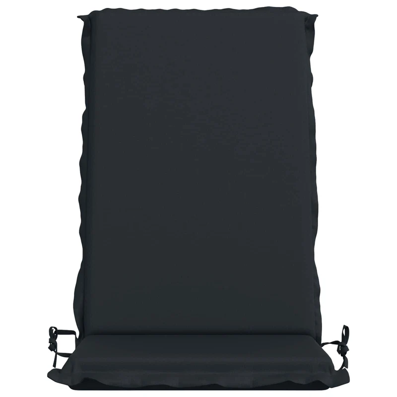 High Back Chair Cushion GEMERT 2 pcs 100% Polyester Dark Blue
