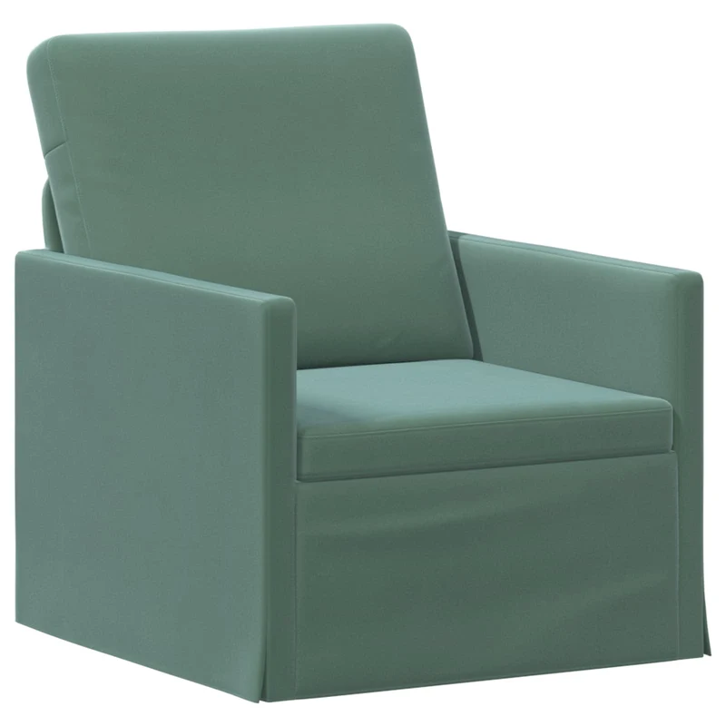 Sofa Set 2 pcs Sea Green Velvet