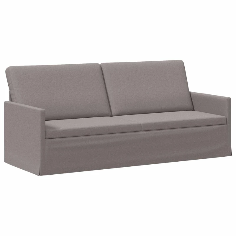 3 Seater Sofa Taupe 190 x 81 x 82 cm Fabric
