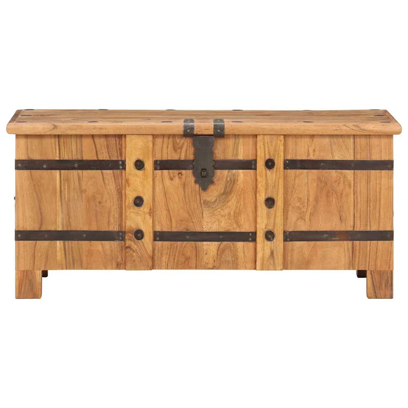 289637 vidaXL Chest 90x40x40 cm Solid Acacia Wood
