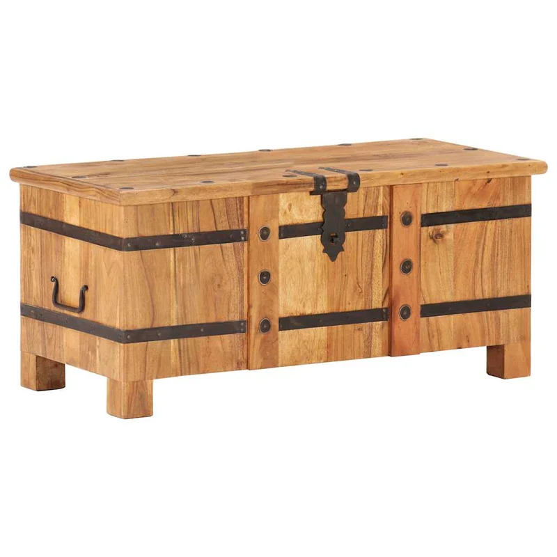 289637 vidaXL Chest 90x40x40 cm Solid Acacia Wood