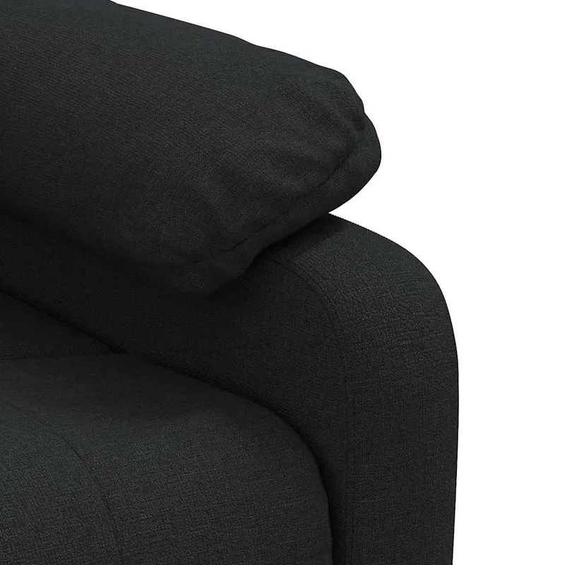 Massage Chair Black Fabric