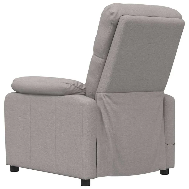 Massage Chair Taupe Fabric