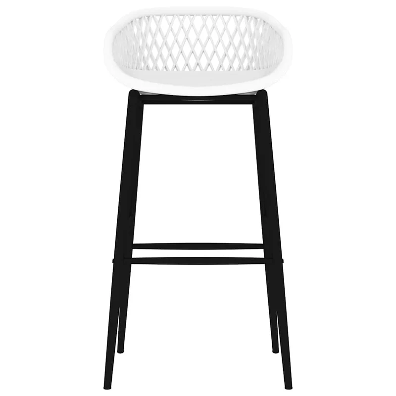 5 Piece Bar Set Black and White