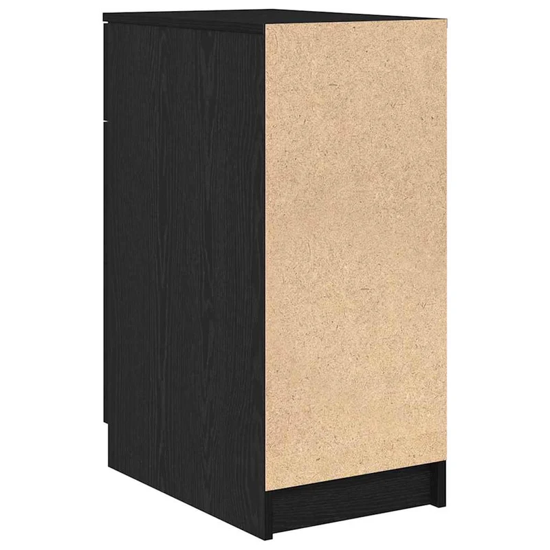 Office Cabinet 33 x 50 x 75 cm Engineered Wood Black Oak