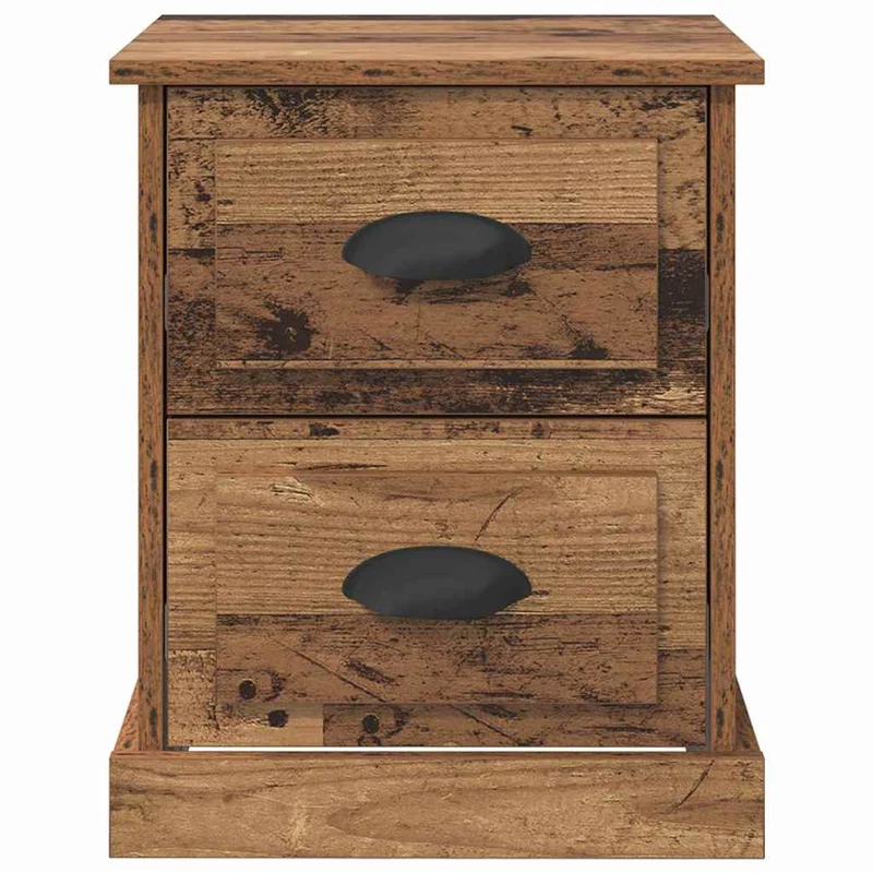 Bedside Cabinet 2 pcs Old Wood 39 x 39 x 47.5 cm