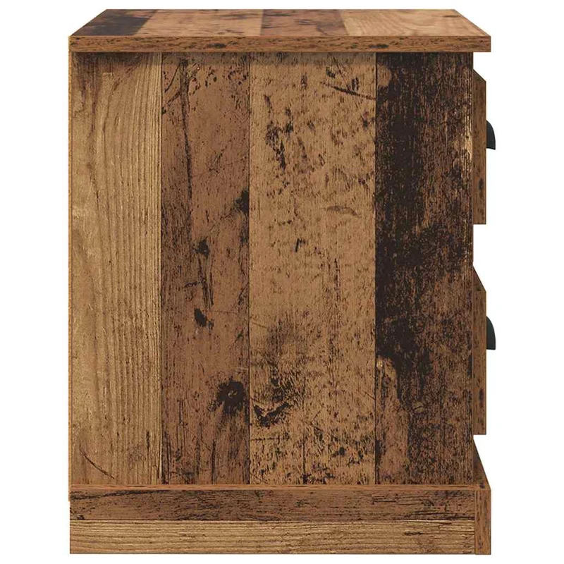 Bedside Cabinet 2 pcs Old Wood 39 x 39 x 47.5 cm