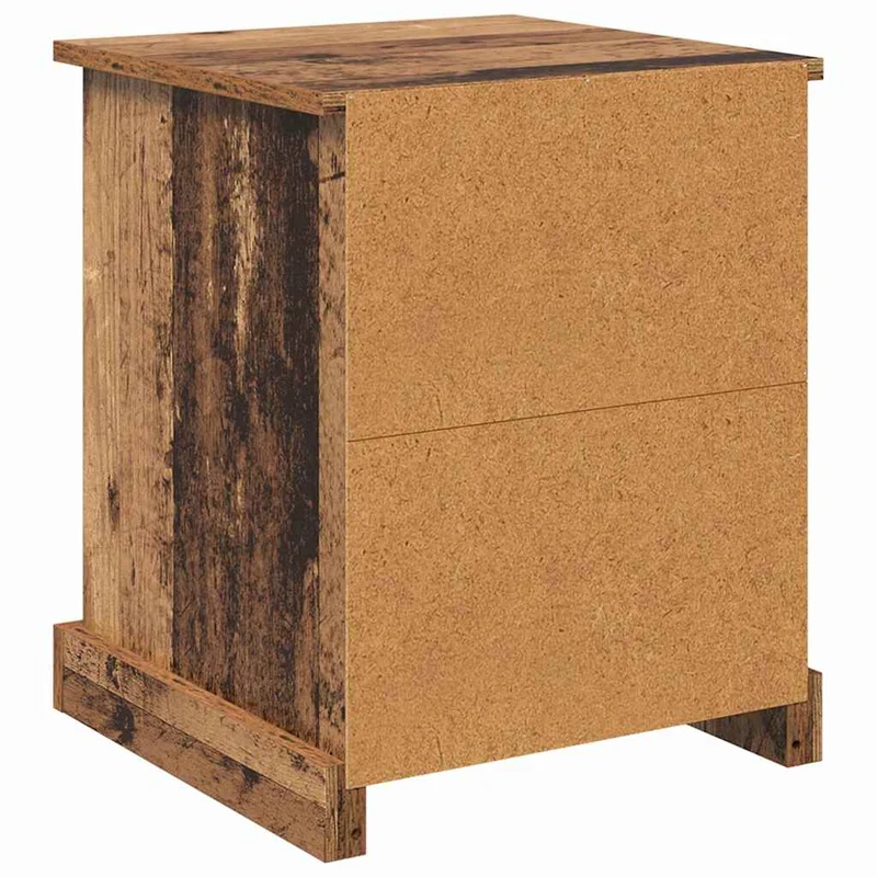 Bedside Cabinet 2 pcs Old Wood 39 x 39 x 47.5 cm