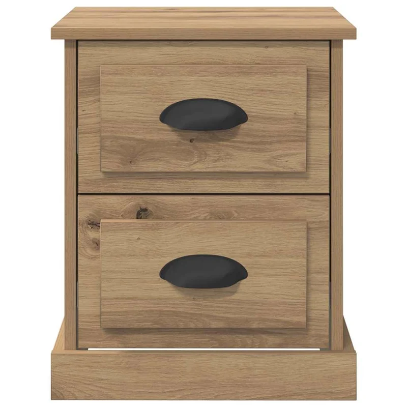 Bedside Cabinet 2 pcs Artisan Oak 39 x 39 x 47.5 cm
