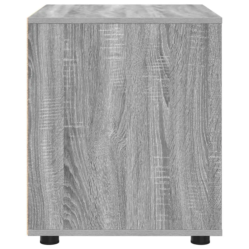 Storage Cabinet 60 x 48 x 57 cm Engineered Wood Grey Sonoma