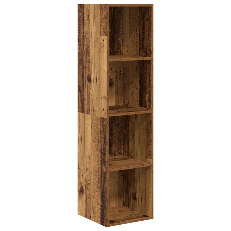 TV Cabinet Set 4 pcs Old Wood Engineered Wood