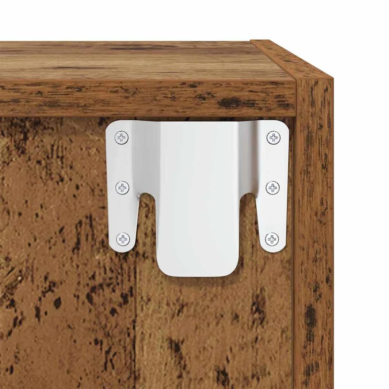 TV Cabinet Set 4 pcs Old Wood Engineered Wood