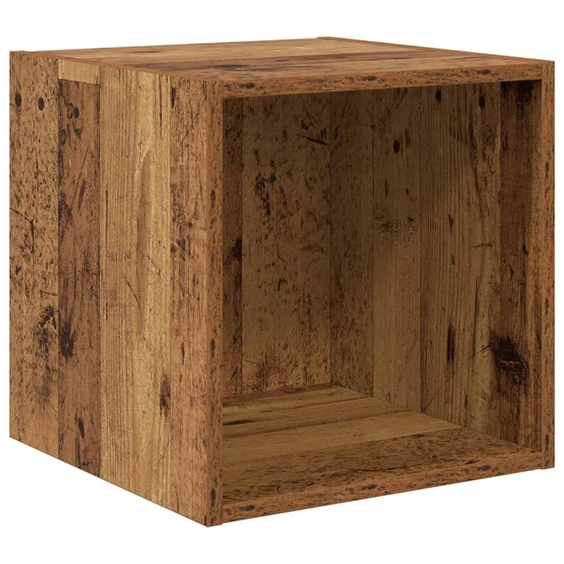 TV Cabinet Set 4 pcs Old Wood Engineered Wood