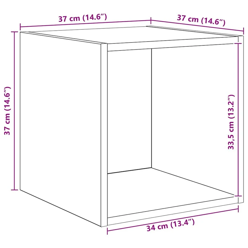 TV Cabinet Set 4 pcs Old Wood Engineered Wood