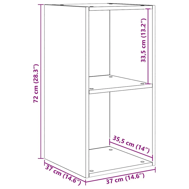 TV Cabinet Set 4 pcs Old Wood Engineered Wood