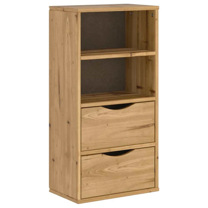 5 Piece TV Units with Storage "ODDA" Solid Wood Pine