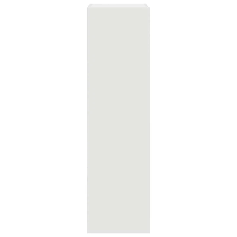 4 Piece TV Cabinet Set White Engineered Wood