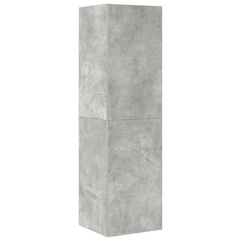 4 Piece TV Cabinet Set Concrete Grey Engineered Wood