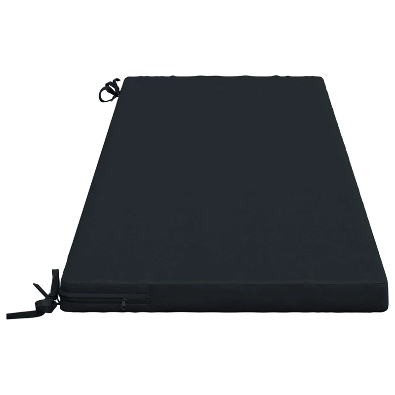 Bench Cushion SOEST 100% Polyester Dark Blue 140 x 50 x 5 cm