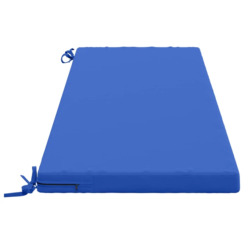 Bench Cushion SOEST 100% Polyester Royal Blue 140 x 50 x 5 cm
