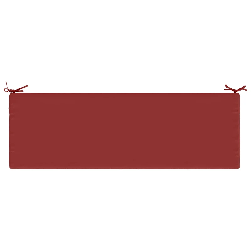 Bench Cushion SOEST 100% Polyester Wine Red 140 x 50 x 5 cm