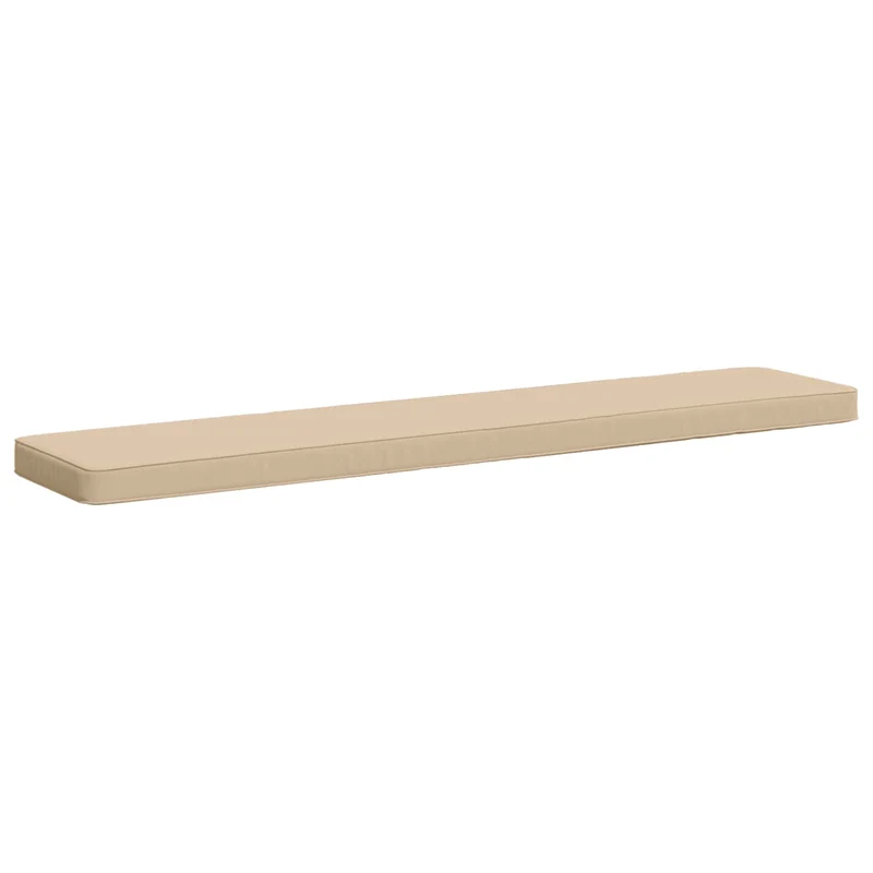 1-Piece Bench Cushion VUGHT 100% Polyester Cream